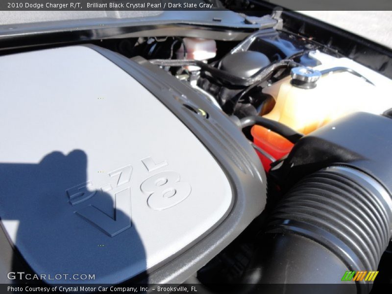 Brilliant Black Crystal Pearl / Dark Slate Gray 2010 Dodge Charger R/T