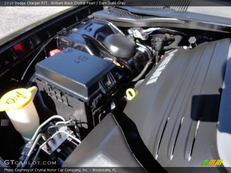 Brilliant Black Crystal Pearl / Dark Slate Gray 2010 Dodge Charger R/T