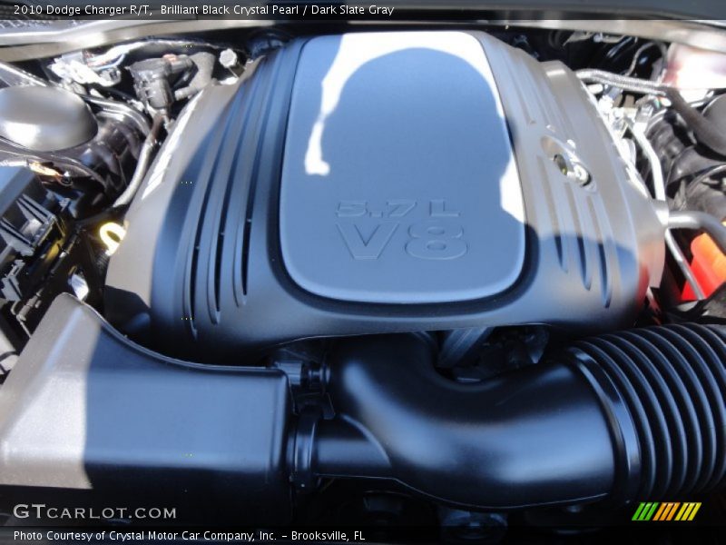 Brilliant Black Crystal Pearl / Dark Slate Gray 2010 Dodge Charger R/T