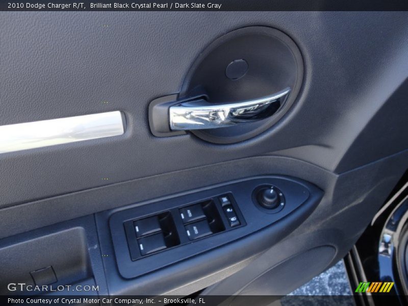 Brilliant Black Crystal Pearl / Dark Slate Gray 2010 Dodge Charger R/T