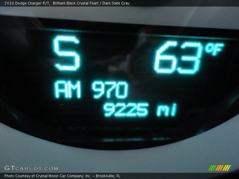 Brilliant Black Crystal Pearl / Dark Slate Gray 2010 Dodge Charger R/T