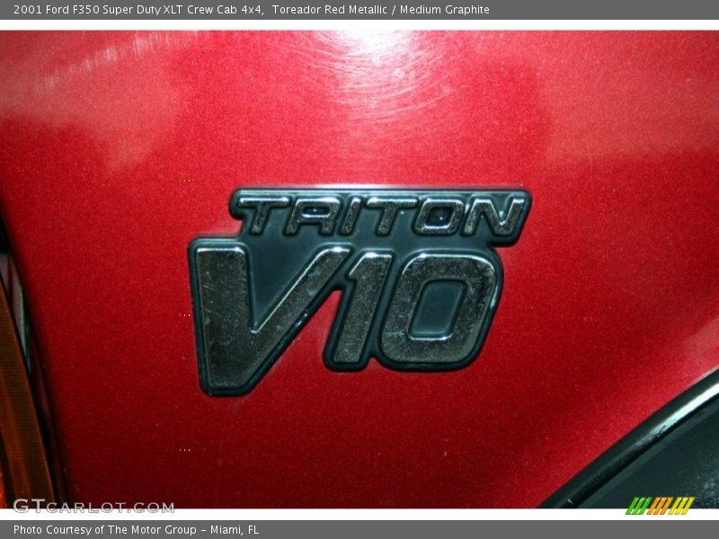 Toreador Red Metallic / Medium Graphite 2001 Ford F350 Super Duty XLT Crew Cab 4x4