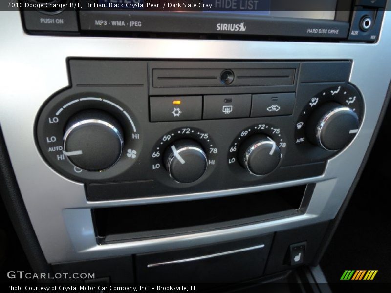 Brilliant Black Crystal Pearl / Dark Slate Gray 2010 Dodge Charger R/T