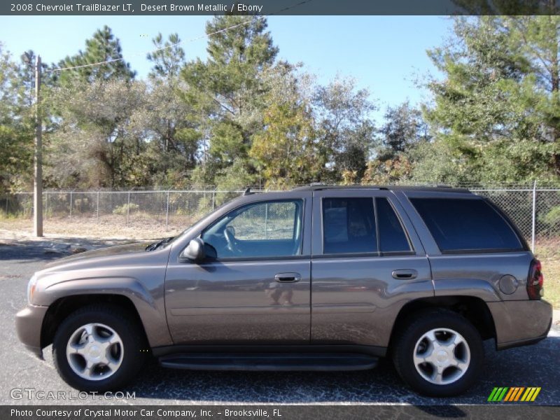 Desert Brown Metallic / Ebony 2008 Chevrolet TrailBlazer LT