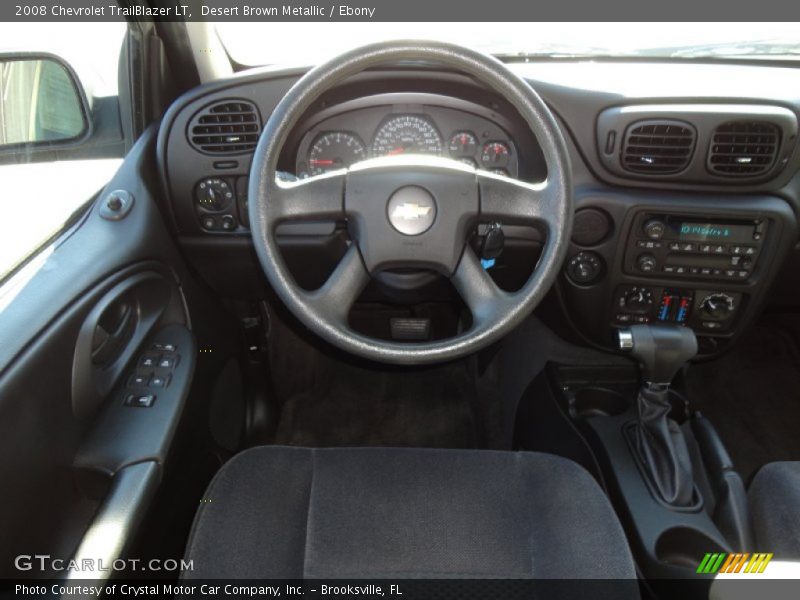 Desert Brown Metallic / Ebony 2008 Chevrolet TrailBlazer LT