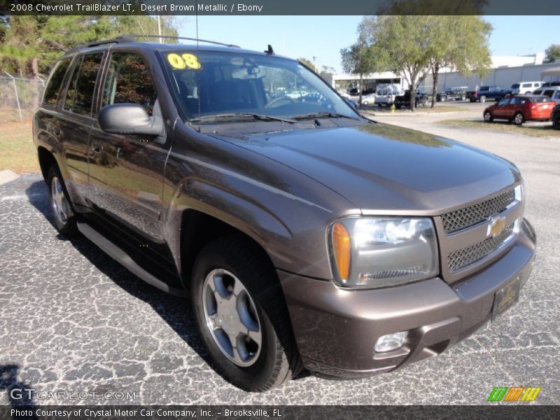 Desert Brown Metallic / Ebony 2008 Chevrolet TrailBlazer LT