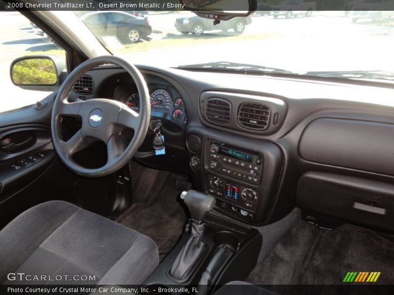 Desert Brown Metallic / Ebony 2008 Chevrolet TrailBlazer LT