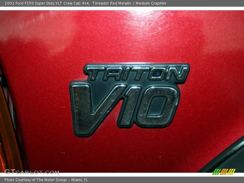 Toreador Red Metallic / Medium Graphite 2001 Ford F350 Super Duty XLT Crew Cab 4x4