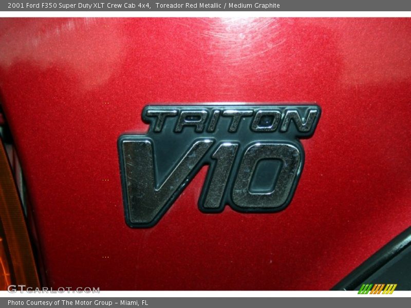 Toreador Red Metallic / Medium Graphite 2001 Ford F350 Super Duty XLT Crew Cab 4x4