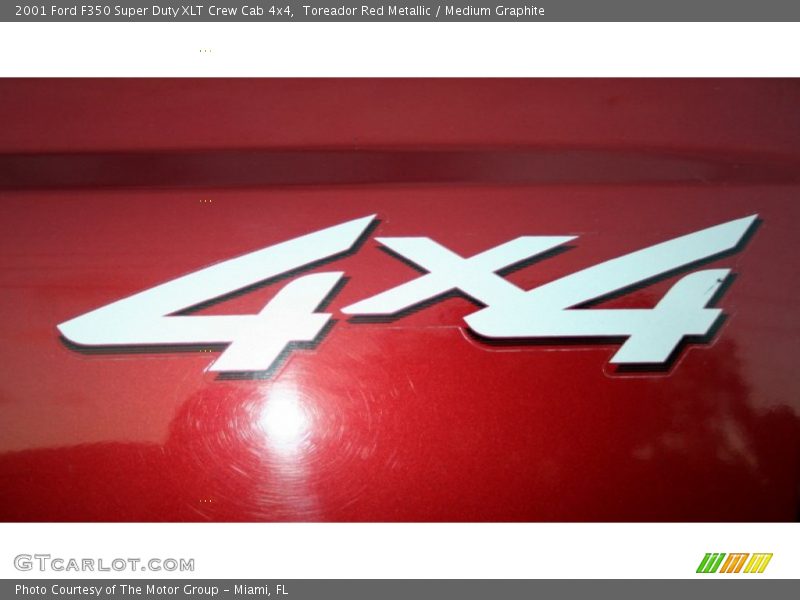 Toreador Red Metallic / Medium Graphite 2001 Ford F350 Super Duty XLT Crew Cab 4x4