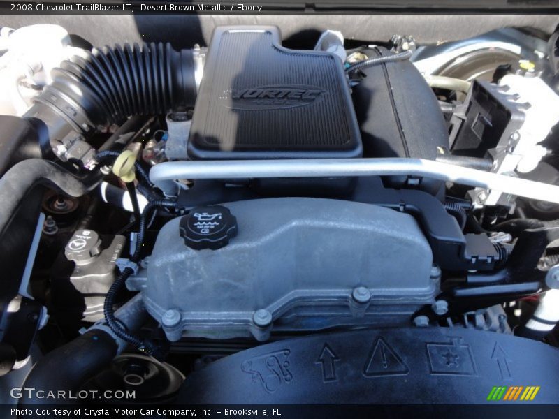Desert Brown Metallic / Ebony 2008 Chevrolet TrailBlazer LT