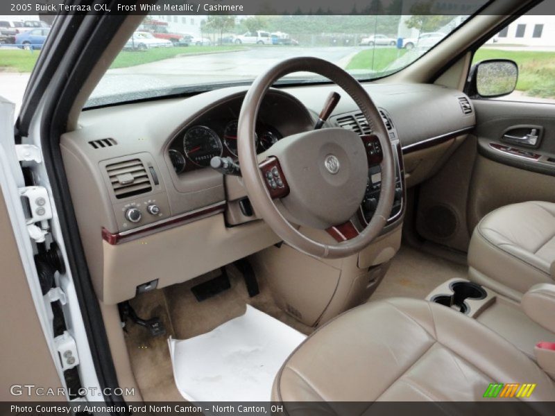 Frost White Metallic / Cashmere 2005 Buick Terraza CXL