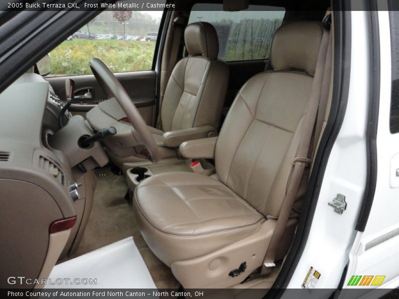 Frost White Metallic / Cashmere 2005 Buick Terraza CXL