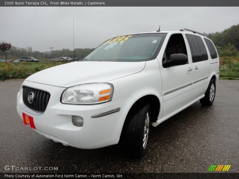 Frost White Metallic / Cashmere 2005 Buick Terraza CXL