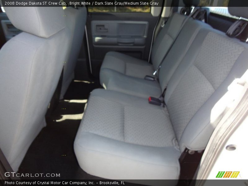 Bright White / Dark Slate Gray/Medium Slate Gray 2008 Dodge Dakota ST Crew Cab