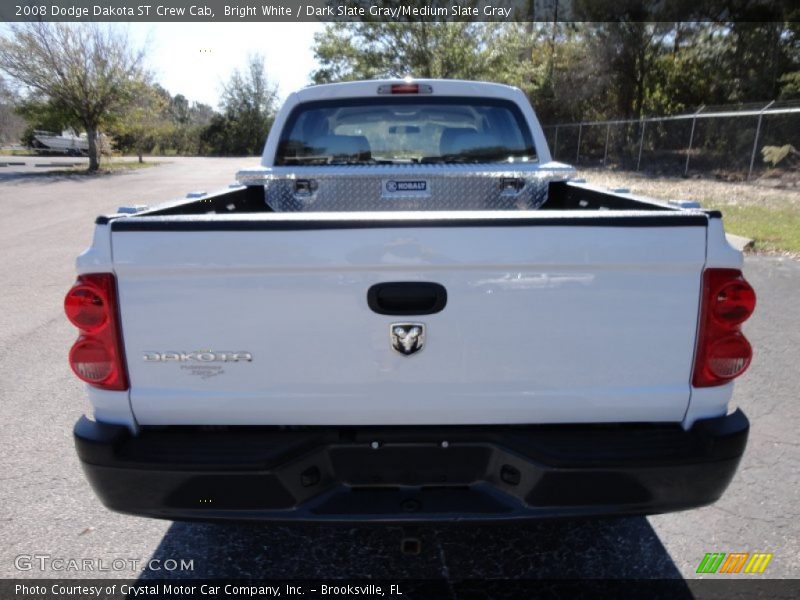 Bright White / Dark Slate Gray/Medium Slate Gray 2008 Dodge Dakota ST Crew Cab