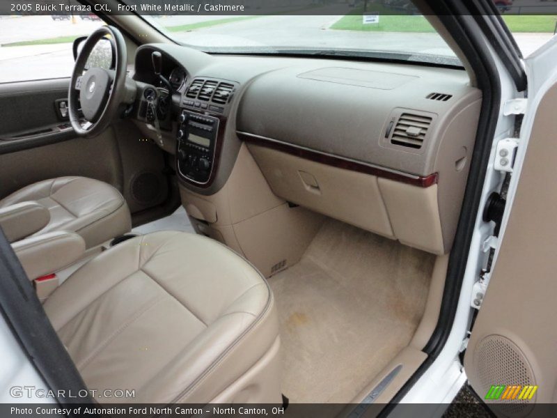 Frost White Metallic / Cashmere 2005 Buick Terraza CXL