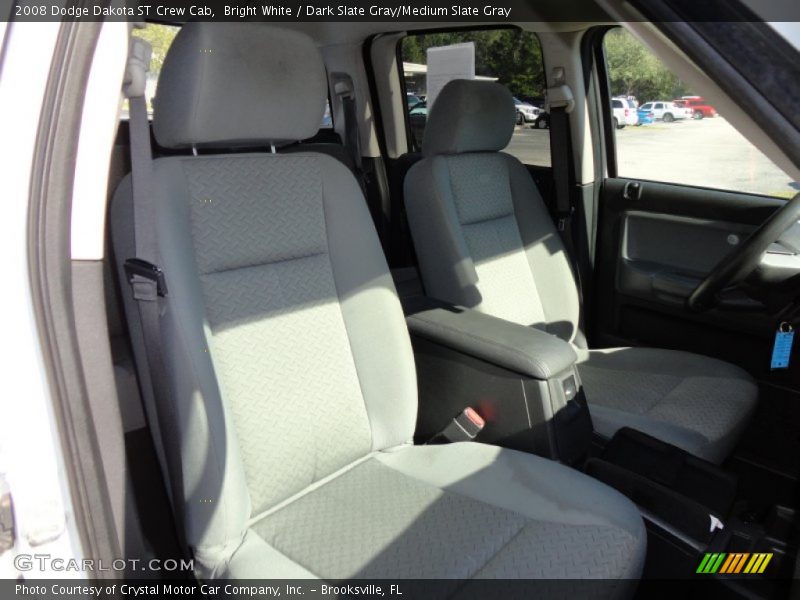 Bright White / Dark Slate Gray/Medium Slate Gray 2008 Dodge Dakota ST Crew Cab