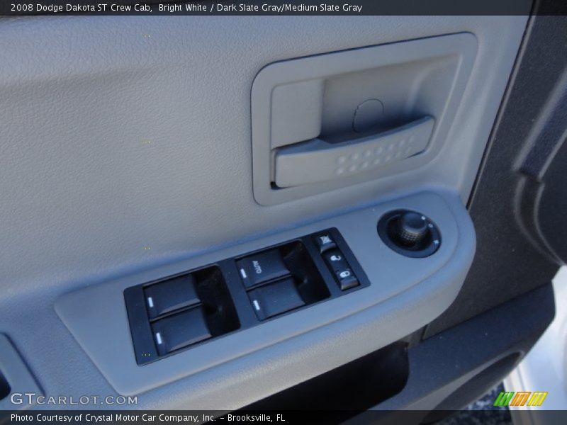 Bright White / Dark Slate Gray/Medium Slate Gray 2008 Dodge Dakota ST Crew Cab