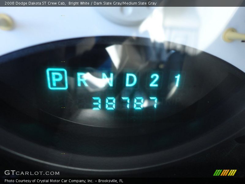 Bright White / Dark Slate Gray/Medium Slate Gray 2008 Dodge Dakota ST Crew Cab