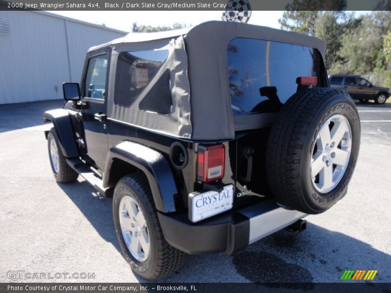 Black / Dark Slate Gray/Medium Slate Gray 2008 Jeep Wrangler Sahara 4x4
