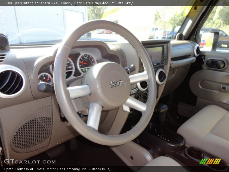 Black / Dark Slate Gray/Medium Slate Gray 2008 Jeep Wrangler Sahara 4x4