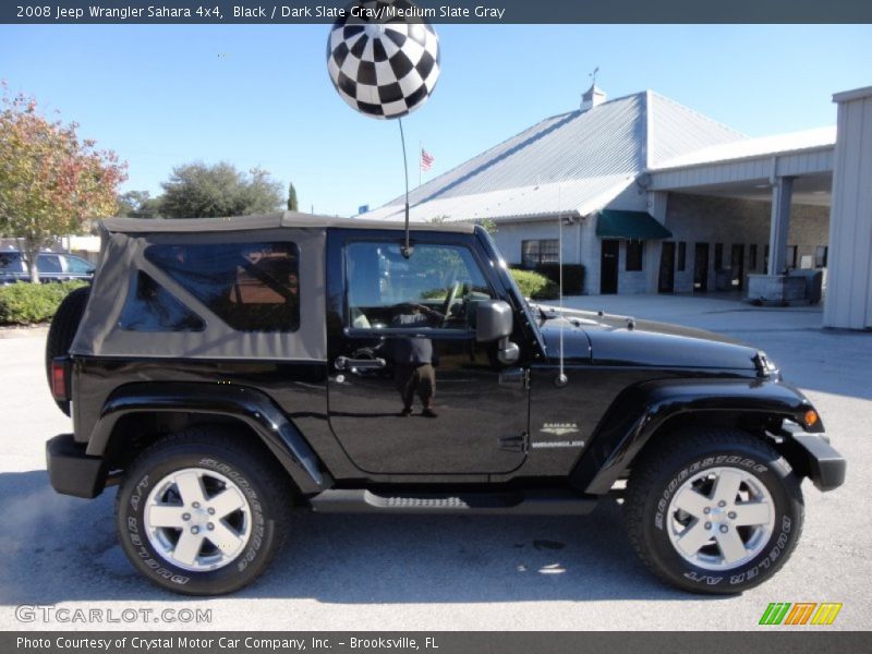 Black / Dark Slate Gray/Medium Slate Gray 2008 Jeep Wrangler Sahara 4x4