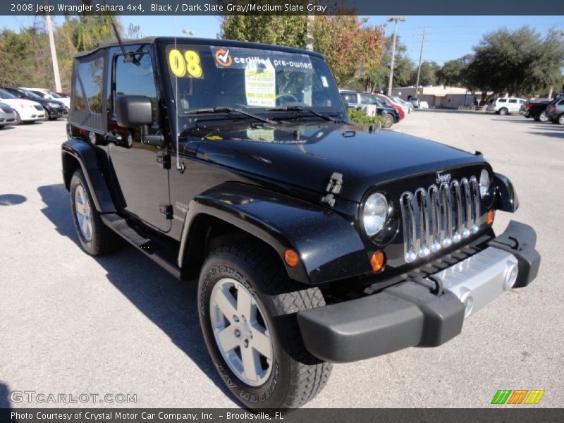 Black / Dark Slate Gray/Medium Slate Gray 2008 Jeep Wrangler Sahara 4x4
