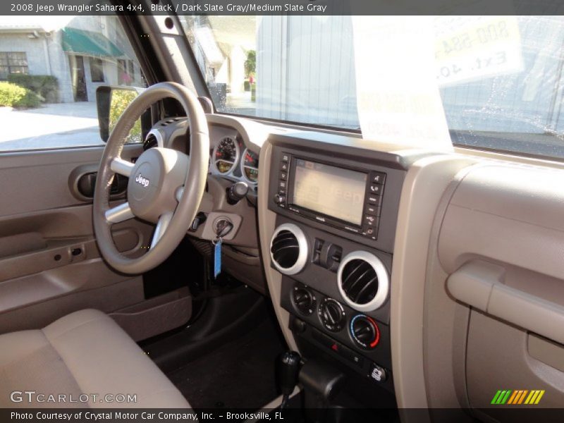 Black / Dark Slate Gray/Medium Slate Gray 2008 Jeep Wrangler Sahara 4x4
