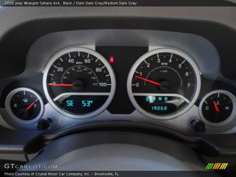 Black / Dark Slate Gray/Medium Slate Gray 2008 Jeep Wrangler Sahara 4x4