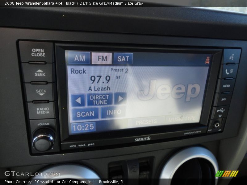 Black / Dark Slate Gray/Medium Slate Gray 2008 Jeep Wrangler Sahara 4x4