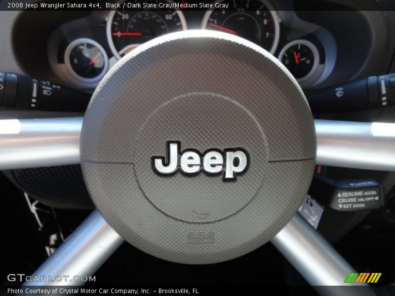 Black / Dark Slate Gray/Medium Slate Gray 2008 Jeep Wrangler Sahara 4x4