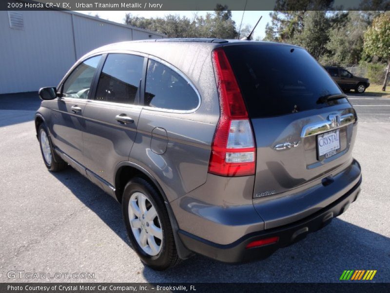 Urban Titanium Metallic / Ivory 2009 Honda CR-V EX