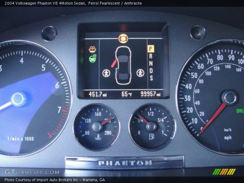 Petrol Pearlescent / Anthracite 2004 Volkswagen Phaeton V8 4Motion Sedan