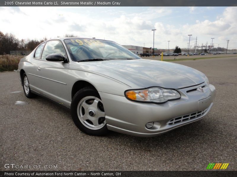 Silverstone Metallic / Medium Gray 2005 Chevrolet Monte Carlo LS