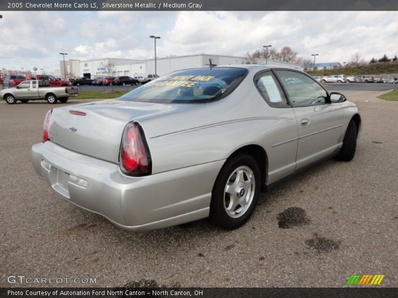 Silverstone Metallic / Medium Gray 2005 Chevrolet Monte Carlo LS