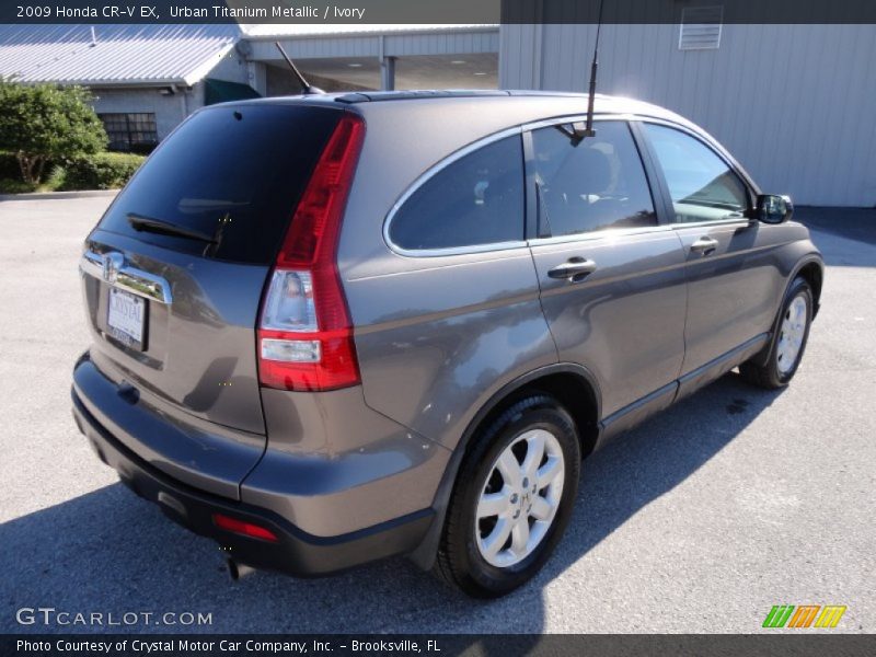 Urban Titanium Metallic / Ivory 2009 Honda CR-V EX