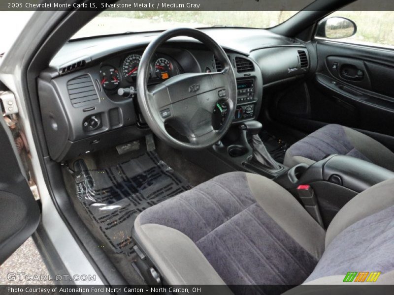 Silverstone Metallic / Medium Gray 2005 Chevrolet Monte Carlo LS