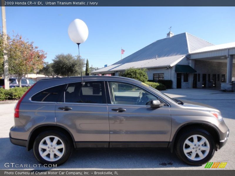 Urban Titanium Metallic / Ivory 2009 Honda CR-V EX