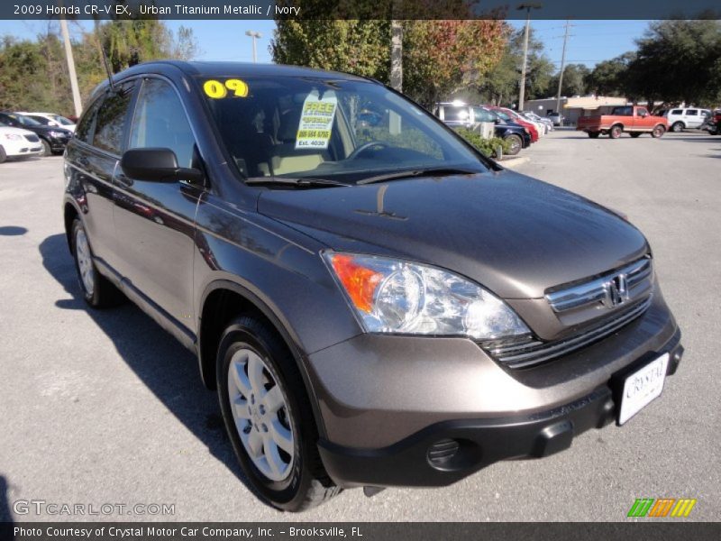 Urban Titanium Metallic / Ivory 2009 Honda CR-V EX