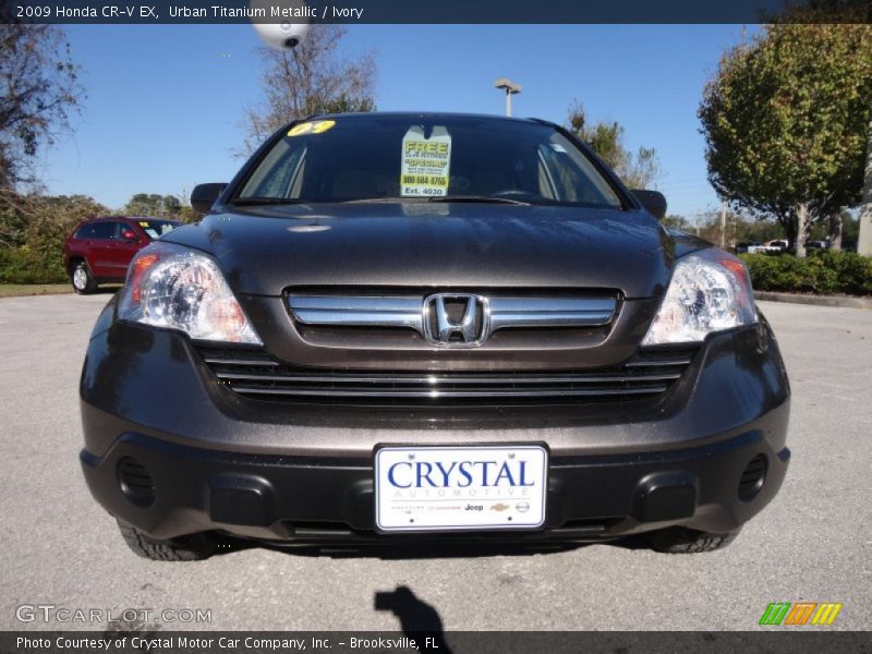Urban Titanium Metallic / Ivory 2009 Honda CR-V EX