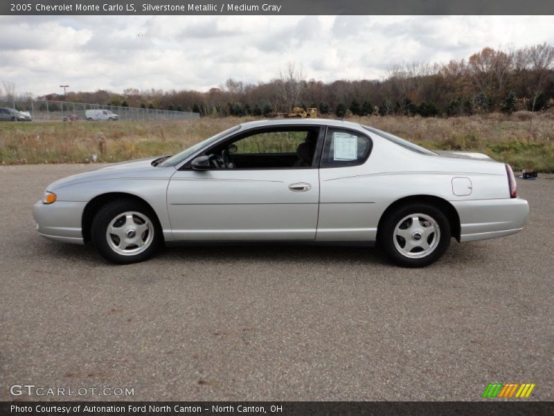 Silverstone Metallic / Medium Gray 2005 Chevrolet Monte Carlo LS