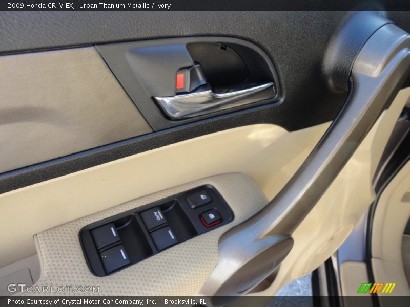 Urban Titanium Metallic / Ivory 2009 Honda CR-V EX
