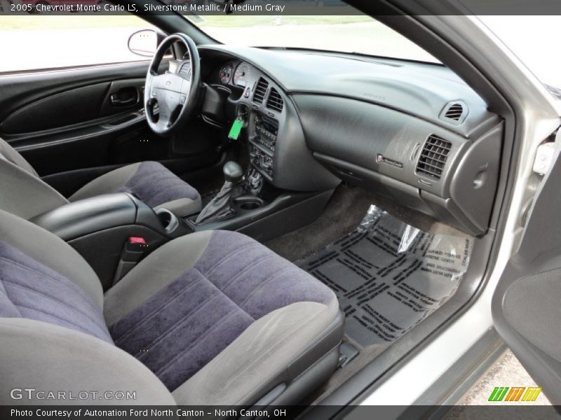 Silverstone Metallic / Medium Gray 2005 Chevrolet Monte Carlo LS