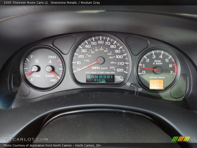 Silverstone Metallic / Medium Gray 2005 Chevrolet Monte Carlo LS