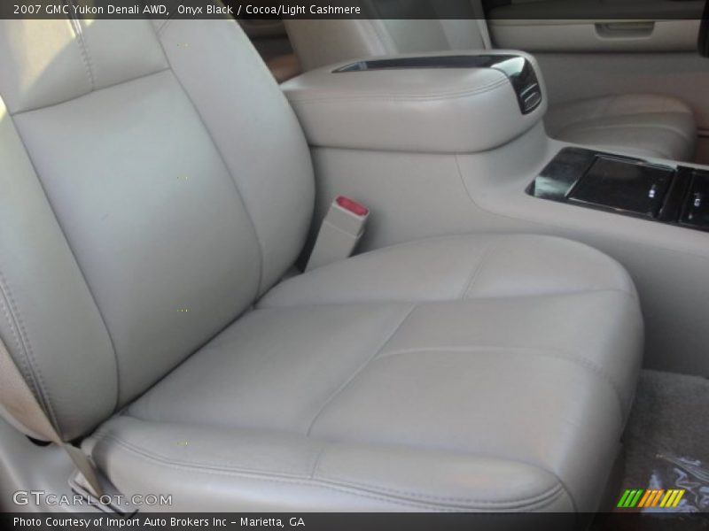 Onyx Black / Cocoa/Light Cashmere 2007 GMC Yukon Denali AWD