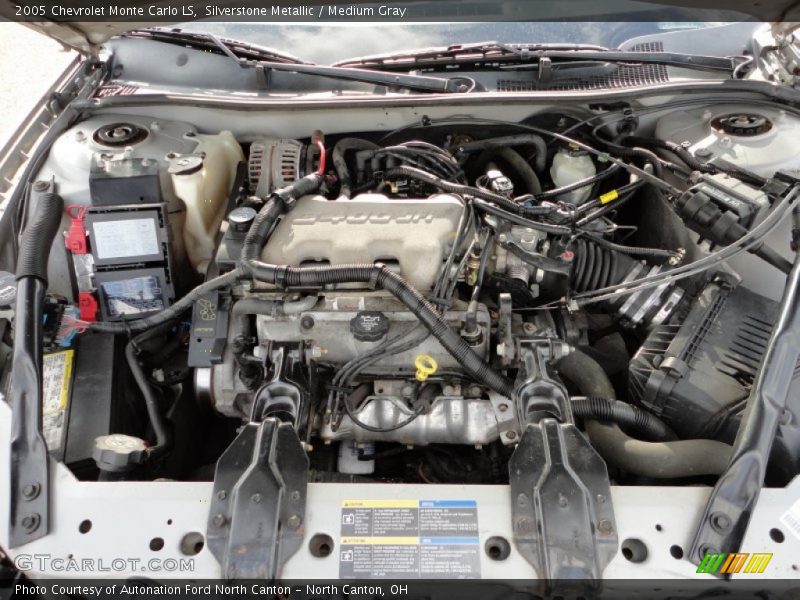 Silverstone Metallic / Medium Gray 2005 Chevrolet Monte Carlo LS