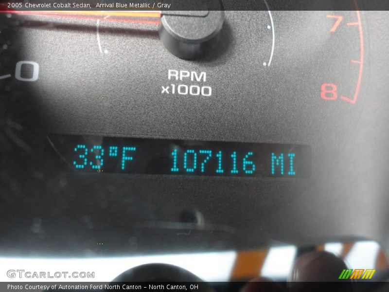 Arrival Blue Metallic / Gray 2005 Chevrolet Cobalt Sedan