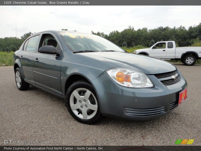 Blue Granite Metallic / Gray 2005 Chevrolet Cobalt Sedan