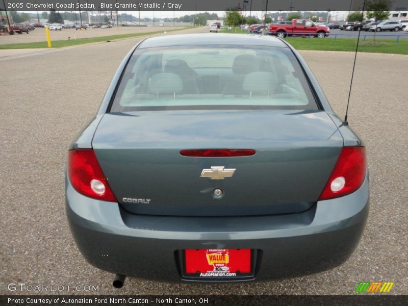 Blue Granite Metallic / Gray 2005 Chevrolet Cobalt Sedan